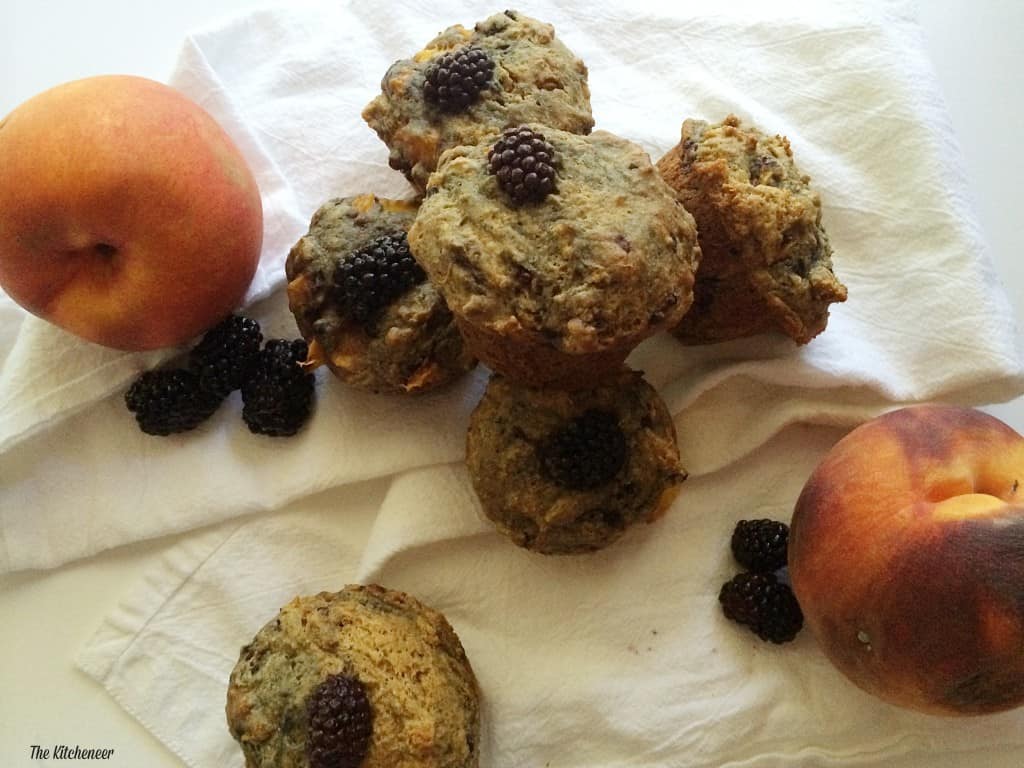 Blackberry Peach Muffins 4
