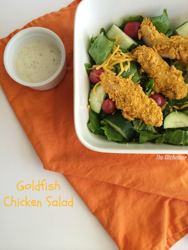 Goldfish chicken salad