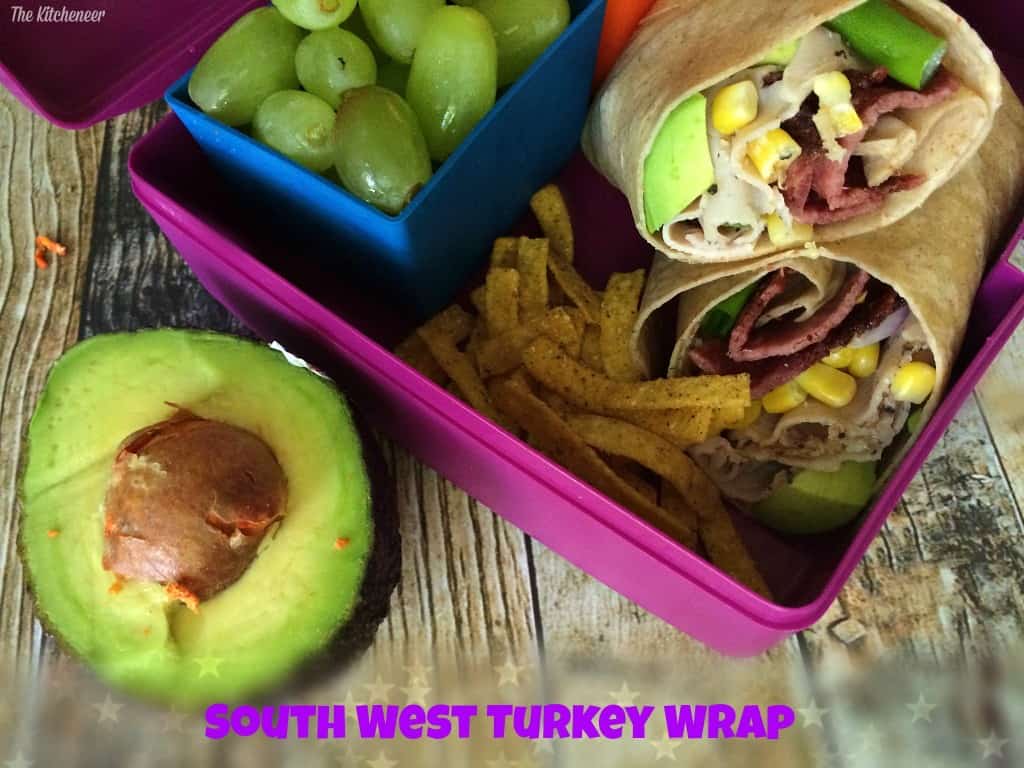 Southwest turkey wrap