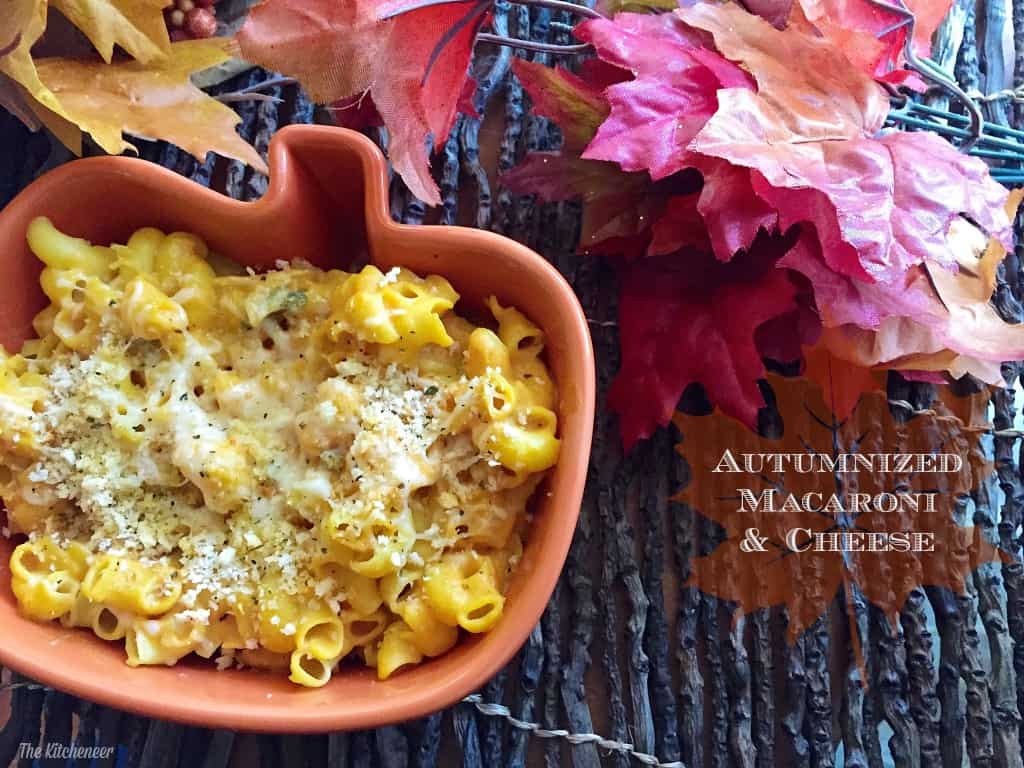 autumnized mac n cheese