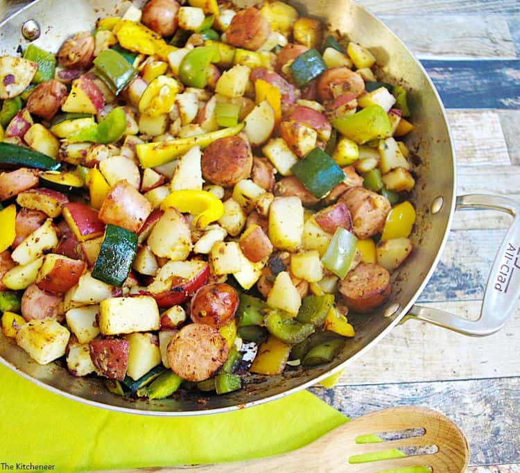 veggie-sausage-skillet