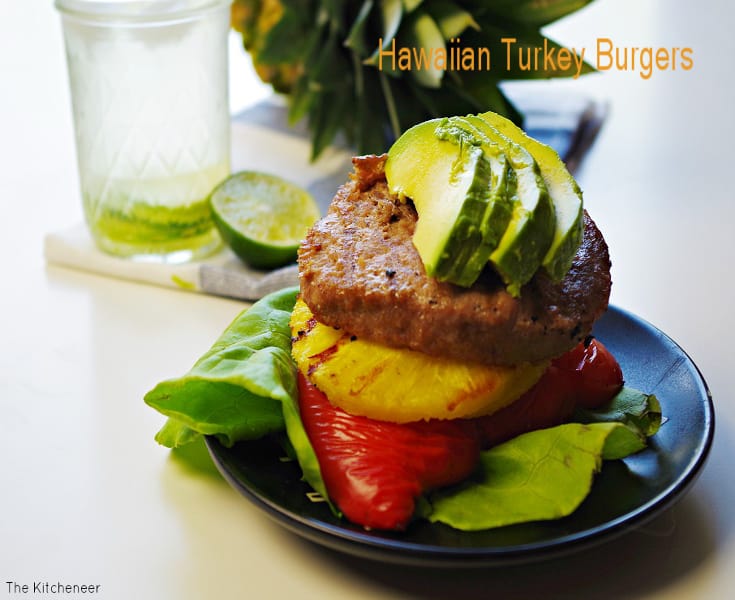 Hawaiian Turkey Burgers! A great way to get your grill on this Summer! 