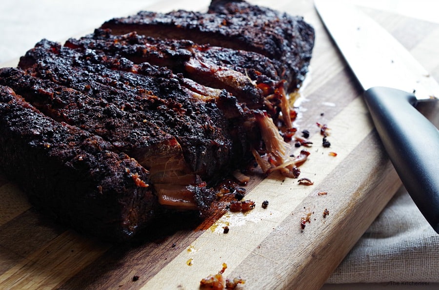 Bbq brisket on gas grill sale