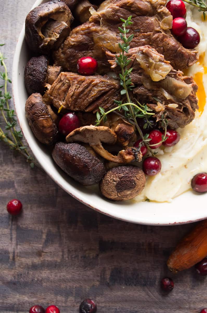 Instant Pot Cranberry Pot Roast - The Kitcheneer