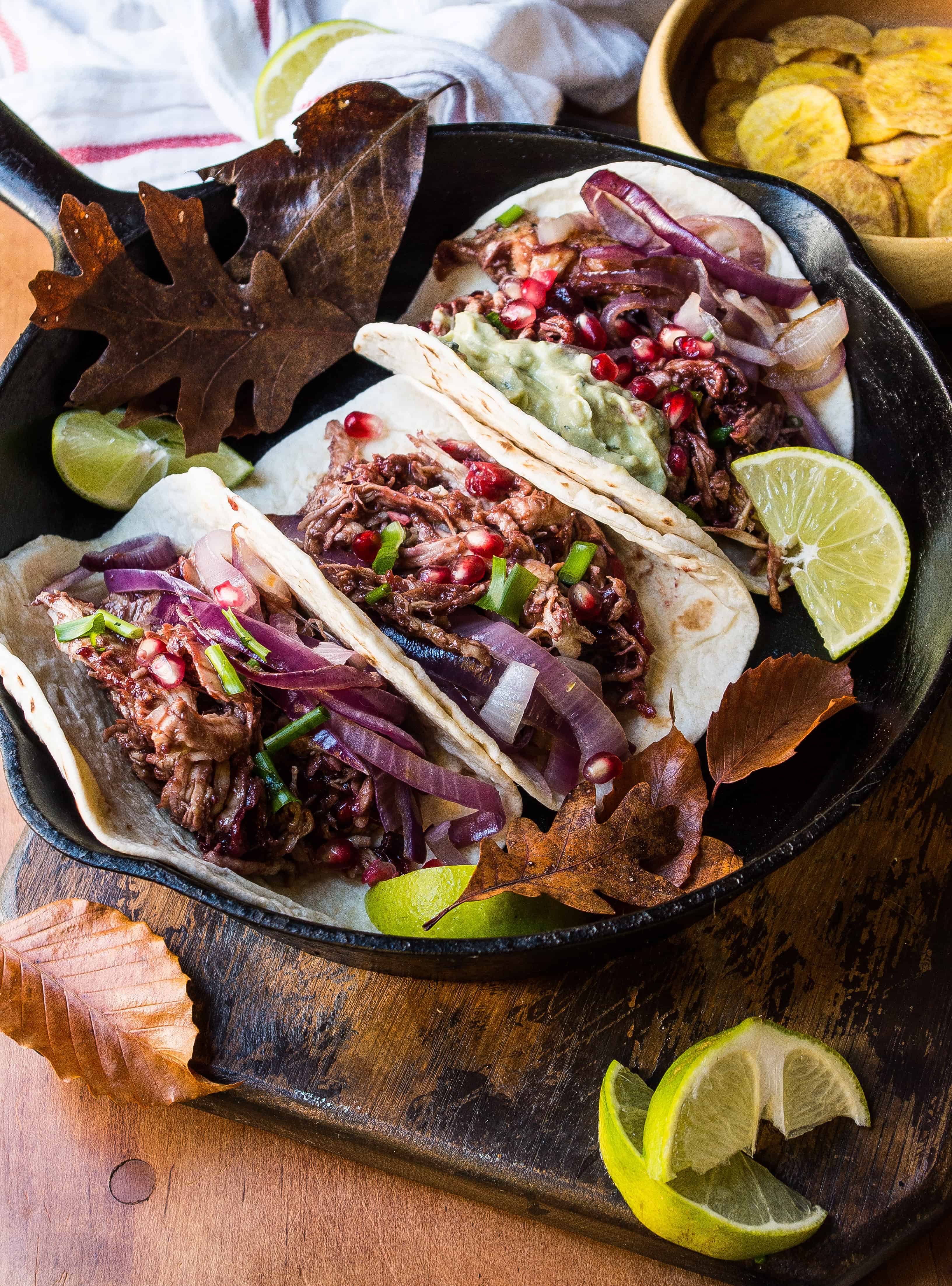 Cranberry BBQ Pulled Turkey Tacos- perfect for Thanksgiving leftover turkey!|thekitcheneer.com