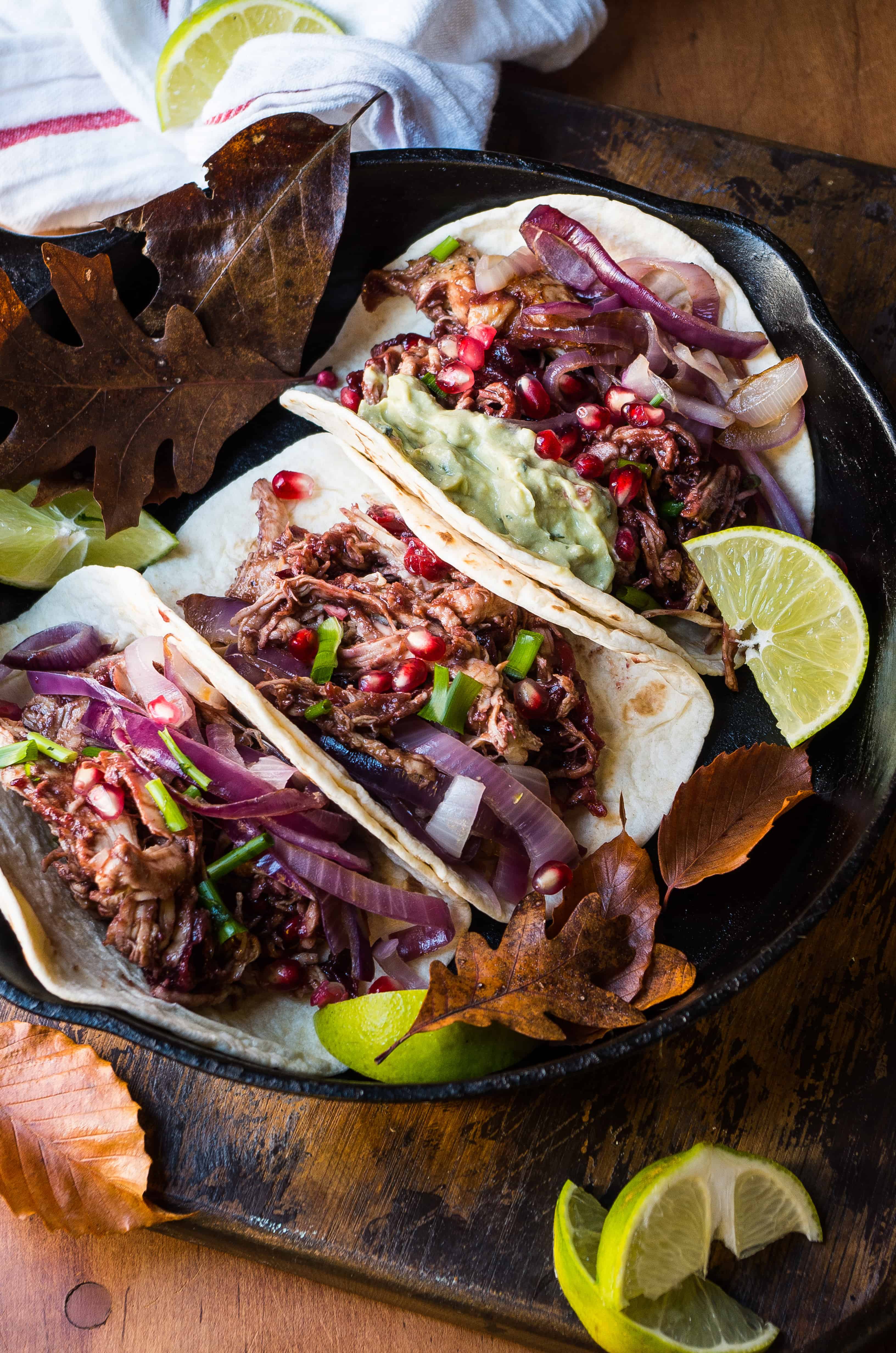 Cranberry BBQ Pulled Turkey Tacos- perfect for Thanksgiving leftover turkey!|thekitcheneer.com