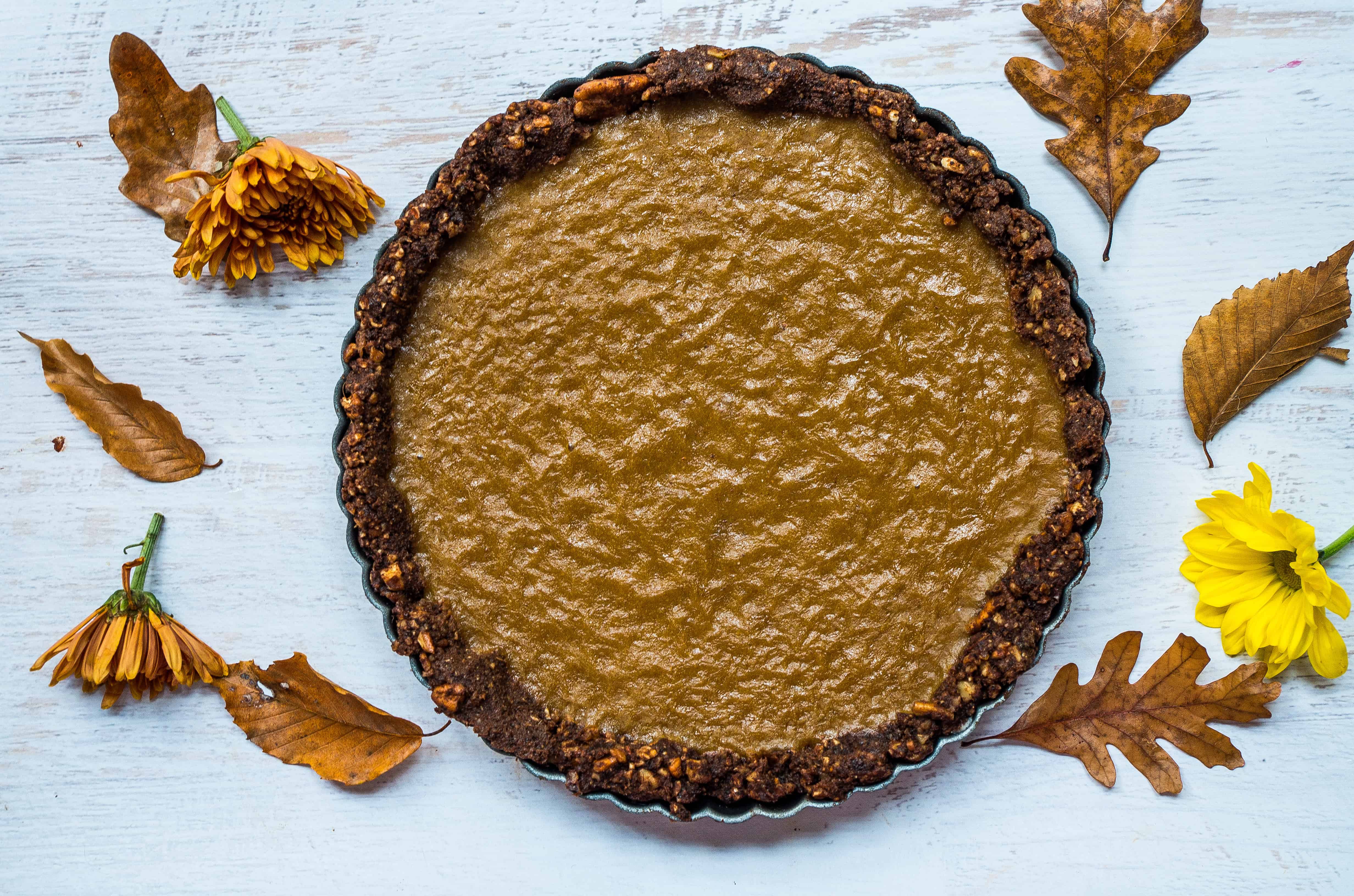 No Bake Paleo Pumpkin Pie|thekitcheneer.com