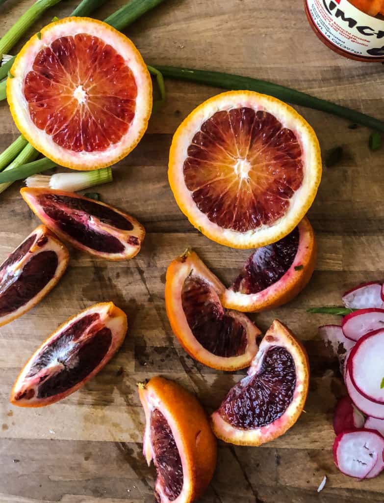 Instant Pot Blood Orange Sticky Pork- The perfect healthy take out fake out that is gluten free, dairy free, and paleo! Our favorite way for a date night in! 