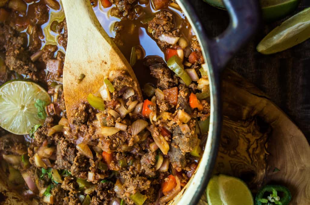 Whole30 Open FIre Cowboy Chili|the kitcheneer.com