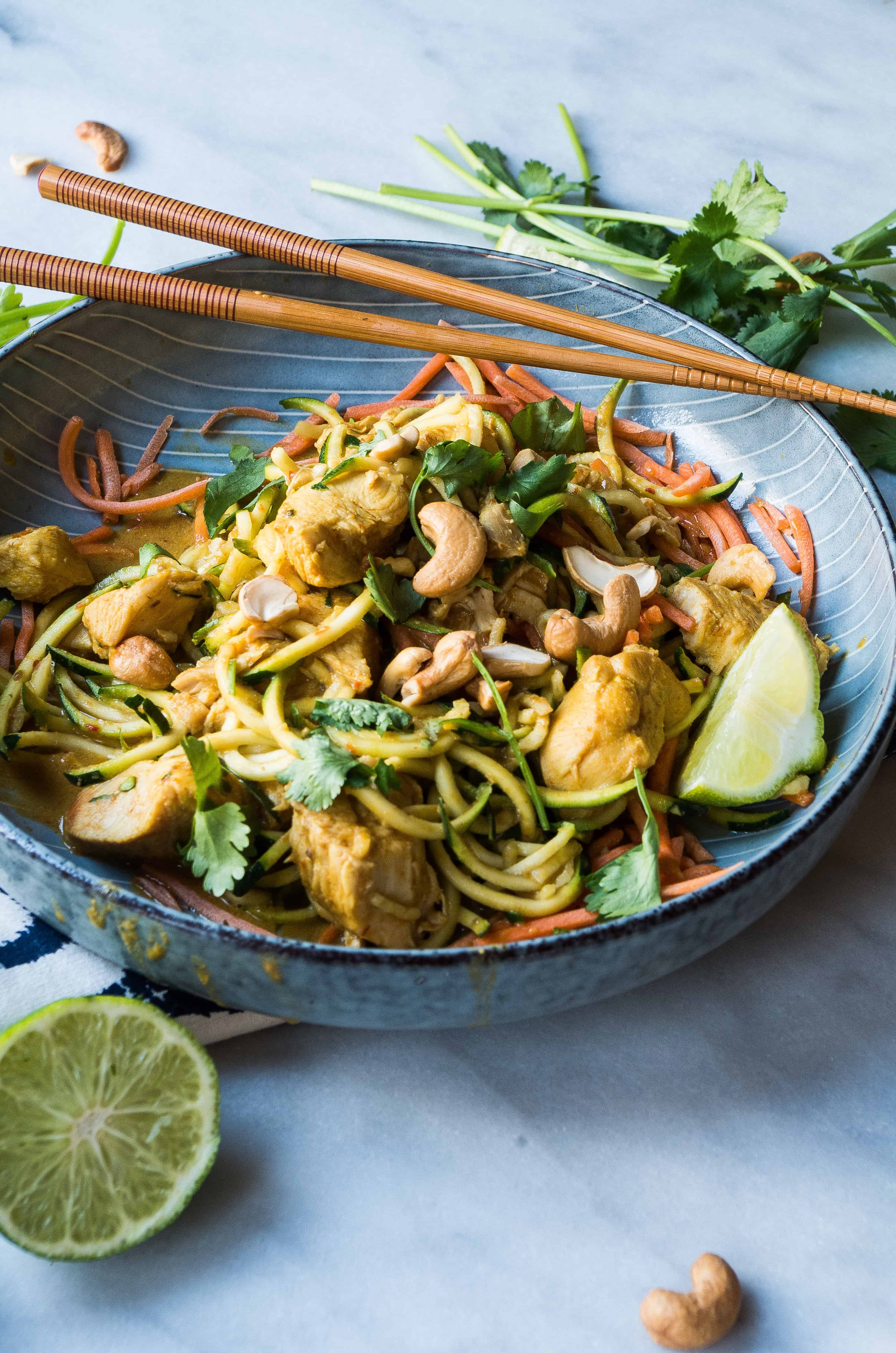 whole30 instant pot chicken pad thai|thekitcheneer.com