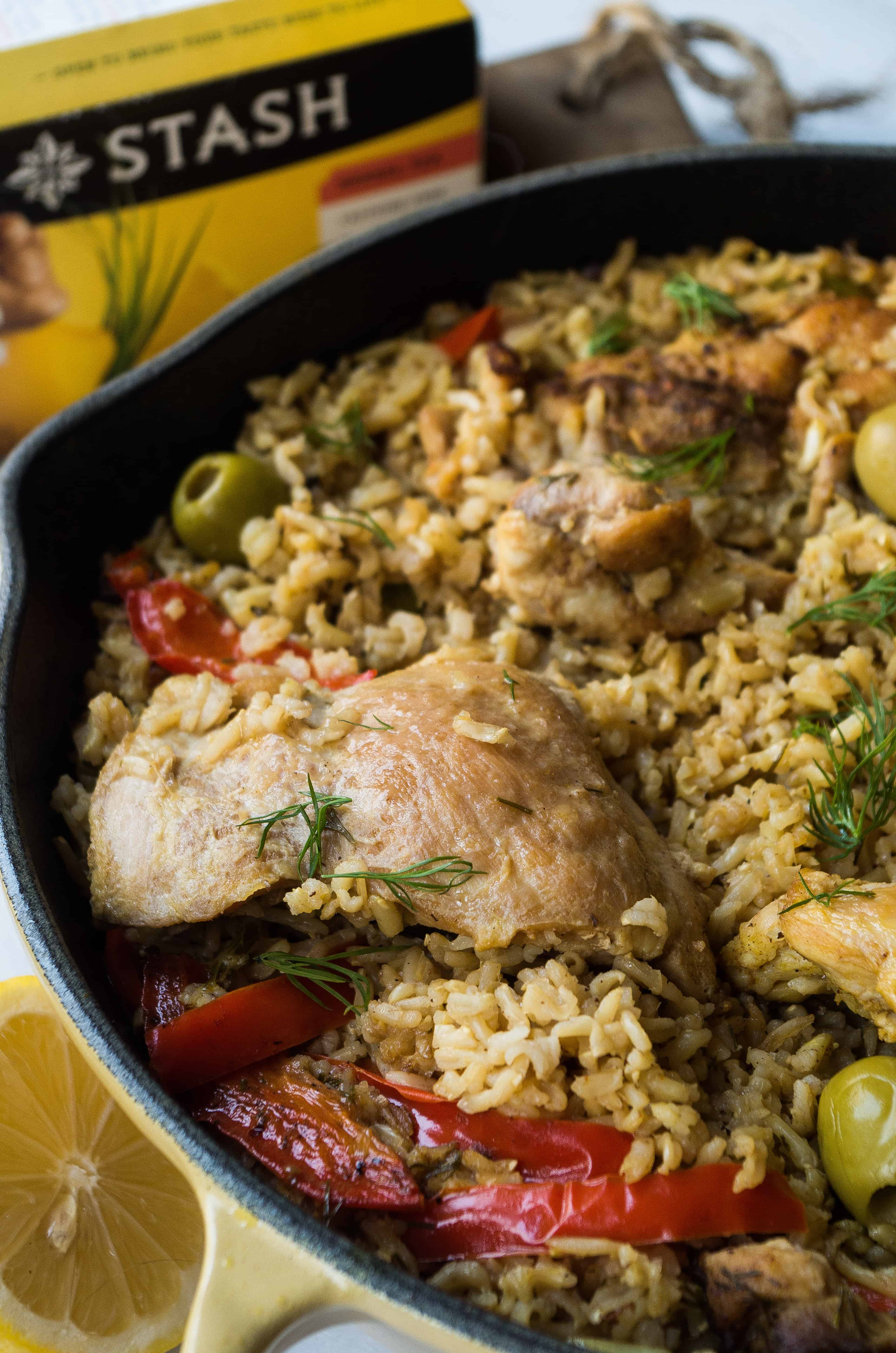 Lemon Ginger Curried Chicken and Rice |thekitcheneer.com