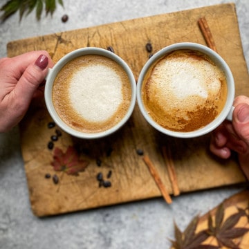 Dairy Free Maple Leaf Latte |the kitcheneer.com