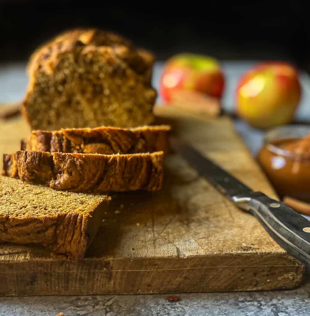 Gluten Free Apple Butter Cinnamon Swirl Bread | The Kitcheneer.com