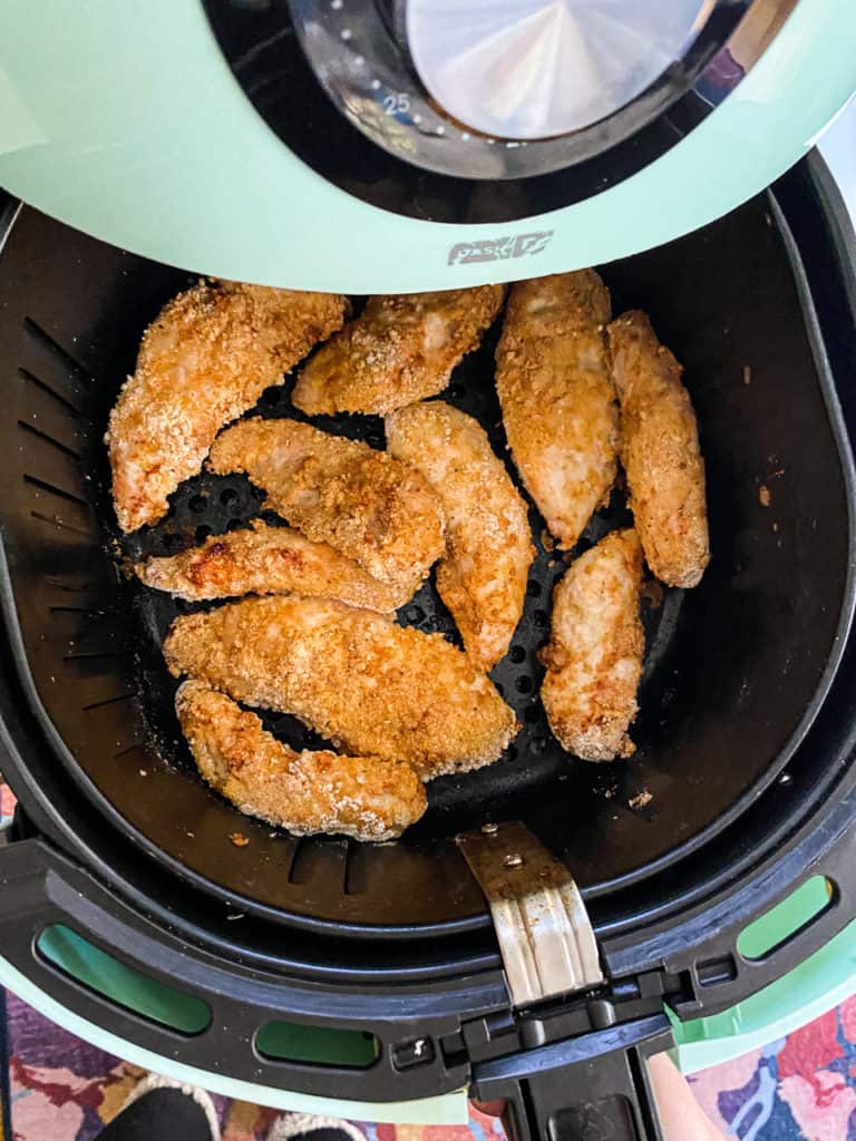 Air Fryer Keto Korean BBQ Chicken Tenders|the kitchener.com