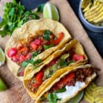 Instant Pot Veggie Fajitas| the kitcheneer.com