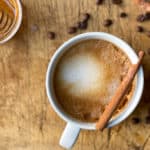 Cinnamon Honey Oatmilk Latte|the kitcheneer.com