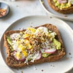 Smashed avocado on toast