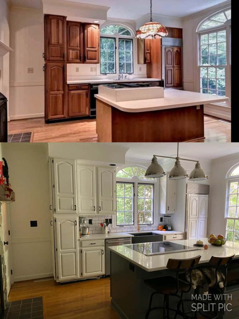 Kitchen Remodel Before and After Picture