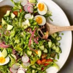 Large Spring Salad in serving bowl