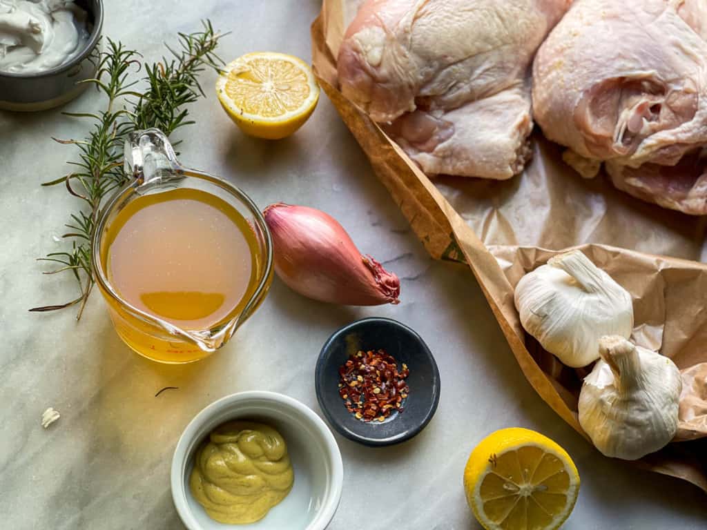 Ingredients to Make Chicken Skillet Recipe