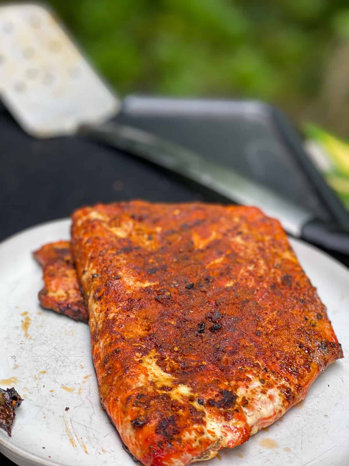 Traeger Grilled Salmon with Lemon Dijon Marinade The Kitcheneer