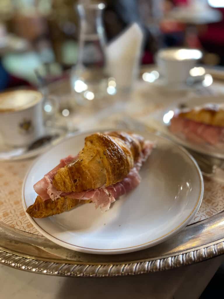 Breakfast at Cafe Florian in Venice